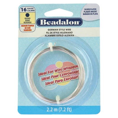 Beadalon® German Style Wire, Round, 16 Gauge