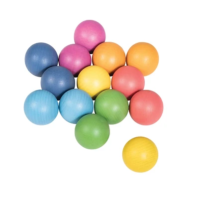 TickiT® Rainbow Wooden Balls Set