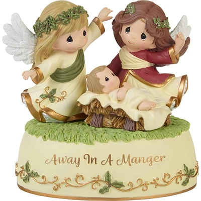 Precious Moments 4.5" Away In A Manger Musical Figurine