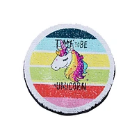 Craft Express 7" Sublimation Round Sequin Patches, 2ct.