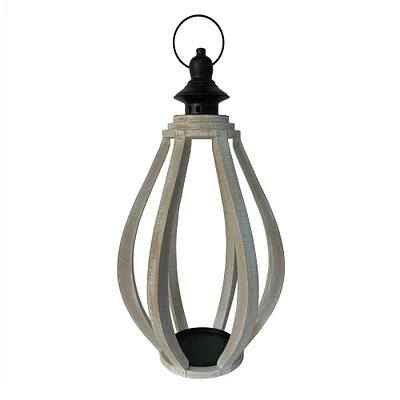 22" Extra Large Whitewashed Lantern by Ashland®