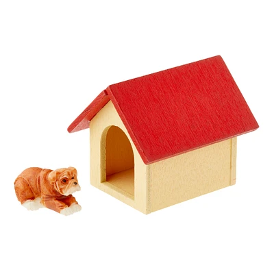 Mini Doghouse & Dog by Make Market®