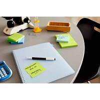 Post-it® Bright 3" x 3" Notes Cube, 400 Sheets