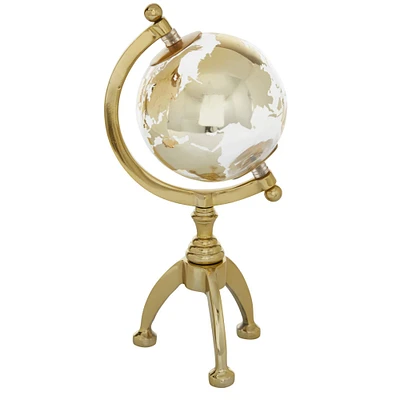 13" Gold Aluminum Glam Globe