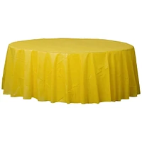 84" Round Plastic Table Cover, 6ct.