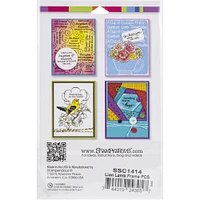 Stampendous® Lion Lamb Frame Perfectly Clear Stamps