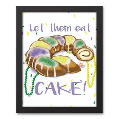 Let Them Eat Cake Floating Framed Canvas