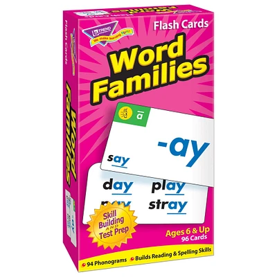 Trend Enterprises® Word Families Skill Drill Flash Cards