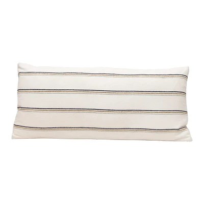 Multicolor Stripe Lumbar Pillow