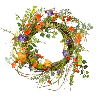 22" Morning Glory Wreath