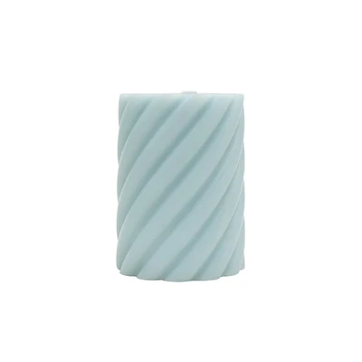 Lightly Fragranced Twist Pillar Candle by Ashland