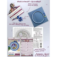 Abris Art House on the Moon Counted Cross Stitch Kit