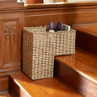 Household Essentials Seagrass Wicker Stair Basket