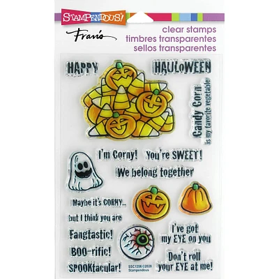 Stampendous® Fran's Corny Sweets Clear Stamp Set