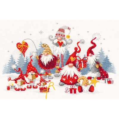 Vervaco Christmas Meeting Counted Cross Stitch Kit