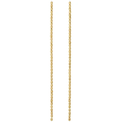 Hamilton Gold Metal Faceted Cube Beads by Bead Landing®, 3mm 