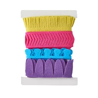 Neon Felt Ribbon Flower Craft Kit by Creatology™