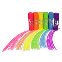 Kwik Stix™ 6 Neon Color Jumbo Solid Tempera Paint Stick Set