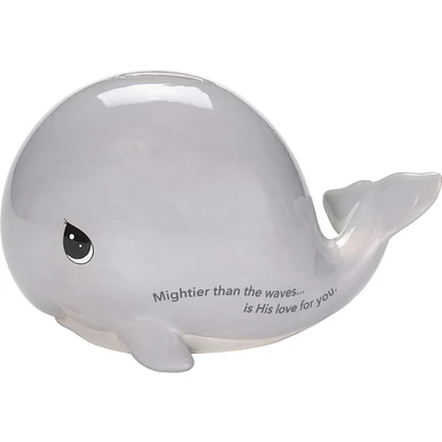 Precious Moments Mightier Than The Waves Ceramic Whale Bank