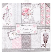 Stamperia Wedding Double-Sided Paper Pad, 12'' x 12''