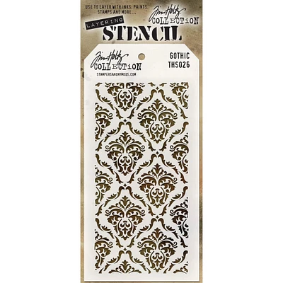 Stampers Anonymous Tim Holtz® Gothic Layering Stencil