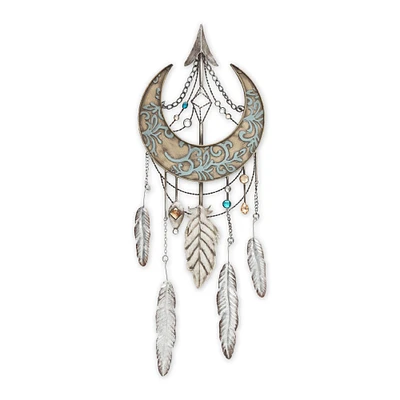 Crescent Moon Dreamcatcher Wall Décor