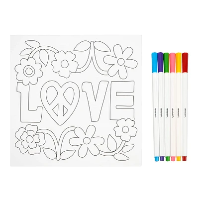 12 Pack: Love Coloring Board Kit by Creatology™