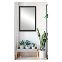 Timeless Frames® Port Espresso & Silver 24" x 37" Framed Mirror