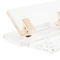 U Brands® Gold & Clear Acrylic 3-Hole Punch