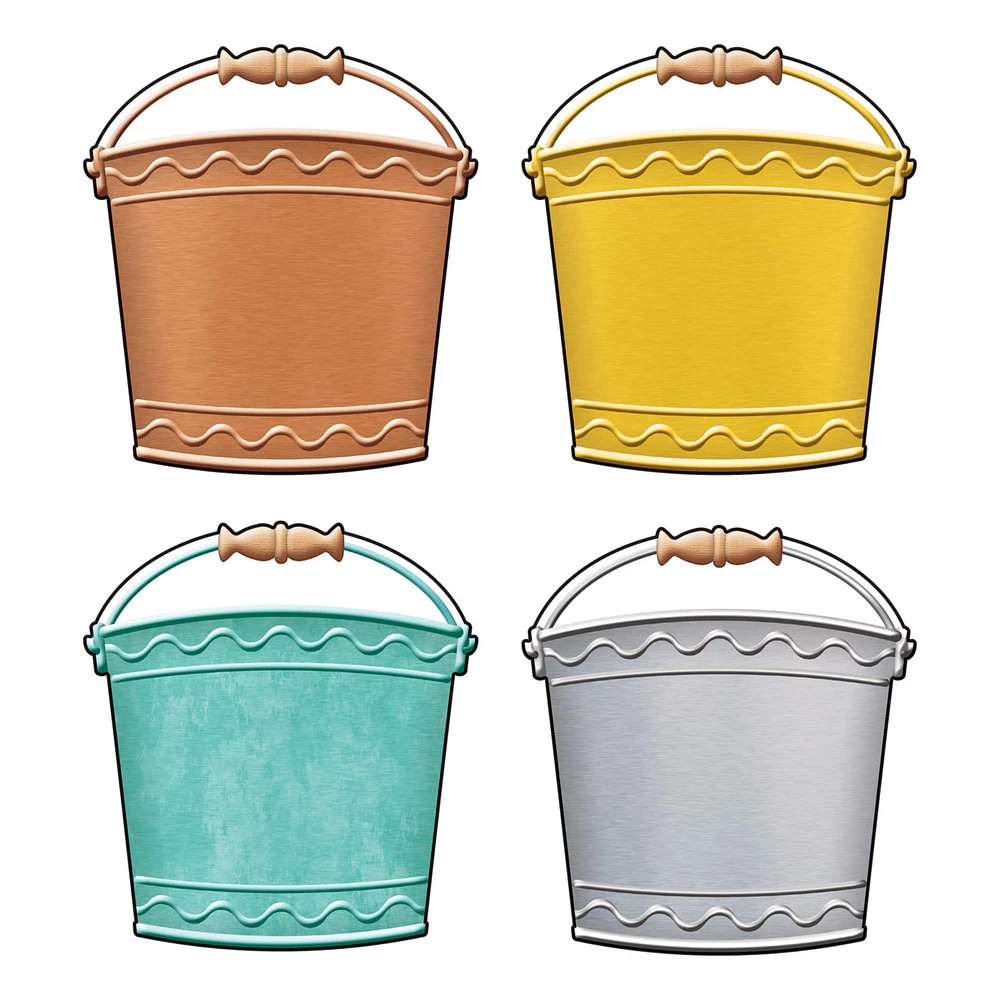 Trend Enterprises® 6" I Heart Metal Buckets, 3 Packs of 36