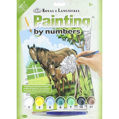Royal & Langnickel® Small Mare & Foal Painting By Number Kit