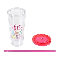 24oz. Hello Summer Tumbler by Celebrate It™