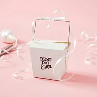 White Take Out Boxes by Celebrate It™, 10 ct.