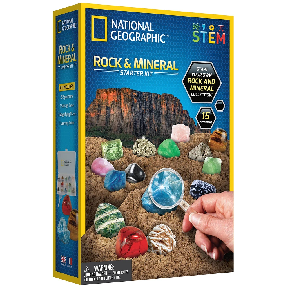 8 Pack: National Geographic™ Rock & Mineral Starter Kit