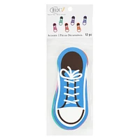 24 Packs: 12 ct. (288 total) Die Cut Shoe Accents by B2C®