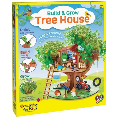 6 Pack: Creativity for Kids® Build & Grow Tree House Kit