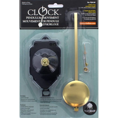 Walnut Hollow® Small Pendulum Clock Movement Kit