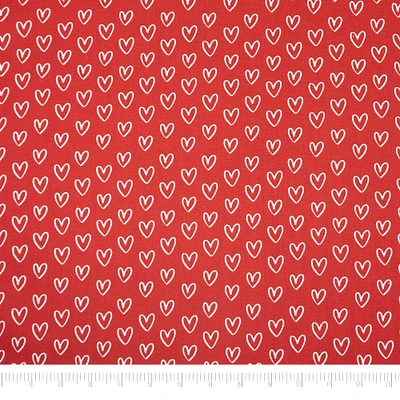 SINGER Red Heart Cotton Fabric