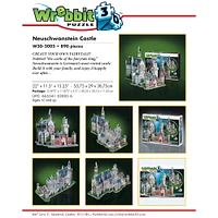 Wrebbit 3D Puzzle™ Neuschwanstein Castle 890 Piece Puzzle