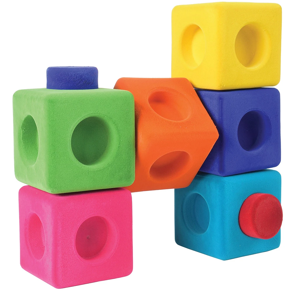 Rubbabu Rubbablox Natural Rubber Foam Building Block Set