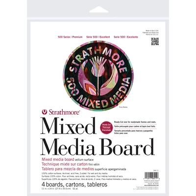 Strathmore® 500 Series Mixed Media Board Pack