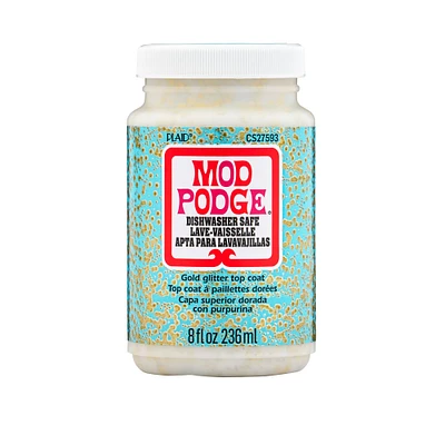 6 Pack: Mod Podge® Dishwasher Safe Gold Glitter
