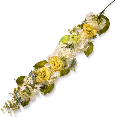 4" Spring Flowers Garland