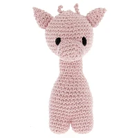 Hoooked DIY Ziggy the Pink Giraffe Eco Barbante Crochet Kit