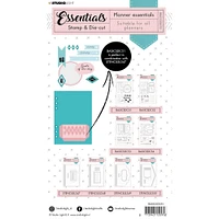 Studio Light Essentials Planner Days of the Week Stamp & Die Set