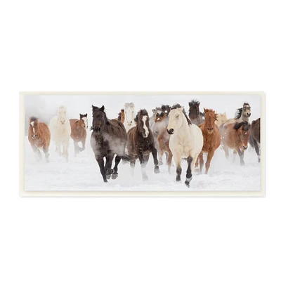 Stupell Industries Wild Horses Wall Plaque Art