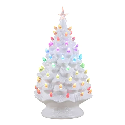 Mr. Christmas 24" Nostalgic Ceramic Tree with RGB Lightshow