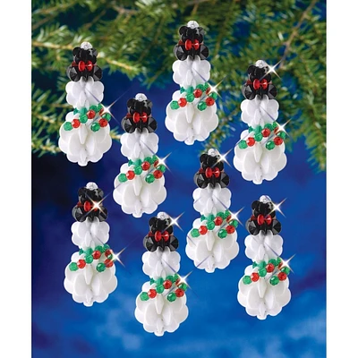 The Beadery® Sunburst Snowman Holiday Beaded Ornament Kit