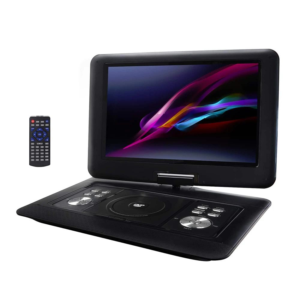 Trexonic 14.1" Portable DVD Player with Swivel LCD Screen