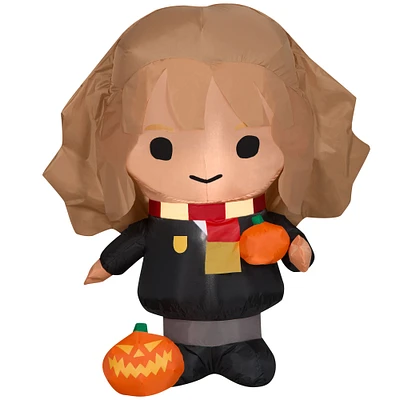3ft. Airblown® Inflatable Hermione with Jack-o-lanterns